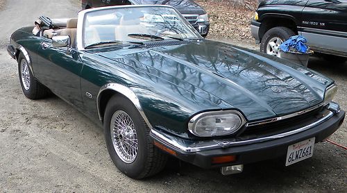 1992 jaguar xjs convertible 2-door 5.3l brg wire wheels