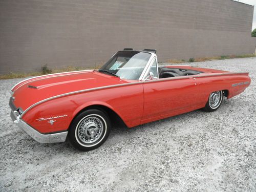 1962 ford thunderbird convertible roadster