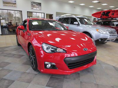 Subie brz coupe navigation leather hid lightening red 1 owner - similar to fr-s