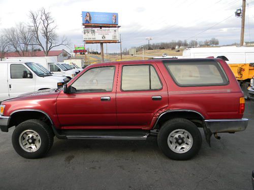 Toyota 4 runner sr5 3.0l v-6 auto suv no reserve auction