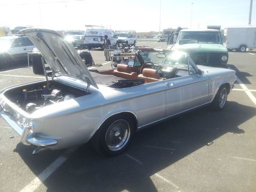 1964 corvair convertable monza spider turbo 4 speed air car  restored rare !!!