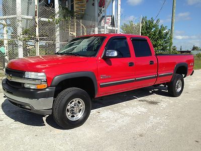 Chevy 2500 deisel 4x4 longbed crew cab 2500hd silverado ls  *leather &amp; loaded*