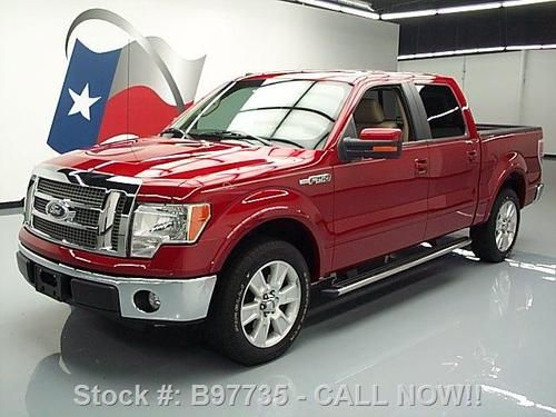 2010 ford f150 lariat crew climate leather rear cam 13k texas direct auto