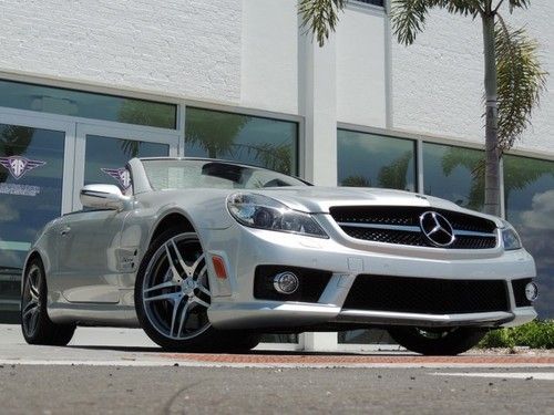 Garage kept silver arrow edition sl63 amg pano roof loaded with every option $$$