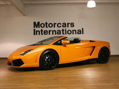 Rare and hard to find 2 wheel drive gallardo lp550-2 spyder e-gear with del mi!