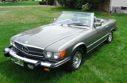 1981 mercedes-benz sl380 sl-class convertible roadster with 44k original miles!!