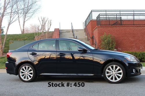 2010 blue lexus is250 awd w/nav-we finance!