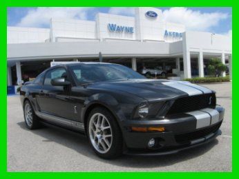 07 alloy 5.4l v8 6-speed gt-500 supercharged coupe with tungsten stripes *low mi