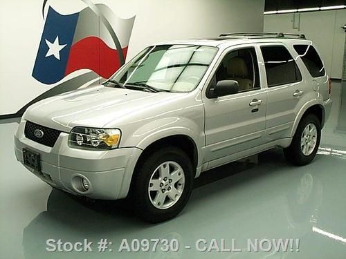 2007 ford escape limited awd sunroof htd leather 68k mi texas direct auto