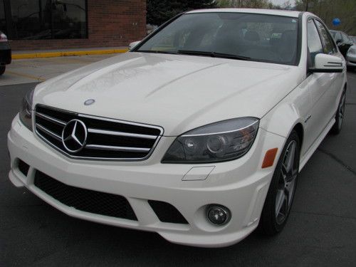 2011 mercedes-benz c63 amg sport sedan 6.2l v8 clean title! one owner!