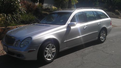 2004 mercedes e320 wagon, only 67k miles, wood wheel, never in accident