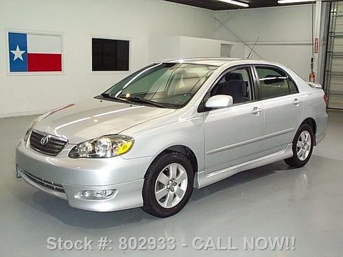 2007 toyota corolla s 5 speed cd audio cruise ctrl 57k  texas direct auto