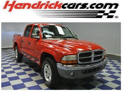 2002 dodge dakota slt - quad cab - 2wd - cloth - cd player - automatic (hc1036p)