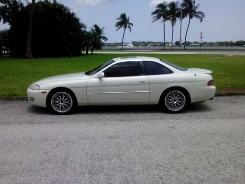 1995 lexus sc400 base coupe 2-door 4.0 pearl white new paint new tan leather