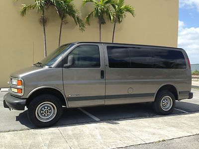 Chevy 2500 ls turbo diesel *12 passenger*  mini shuttle bus transport van savana