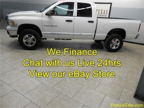 05 srw 1 ton 4x4 5.9 cummins diesel 6 speed leather gps navigation