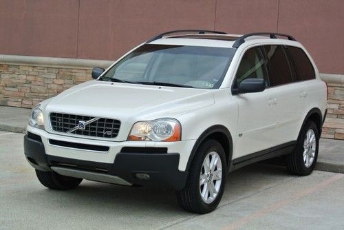 Xc90 4.4l awd~pearl white~navigation~dvds~3rd seat~low miles~immaculate