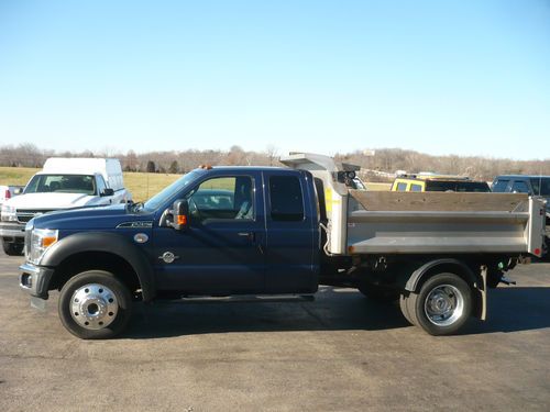 2011 ford f450 super cab 4x4 diesel dump bed