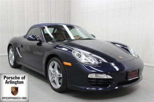 2009 porsche boxster  heated front seats one owner blue cayman s ii wheels auto