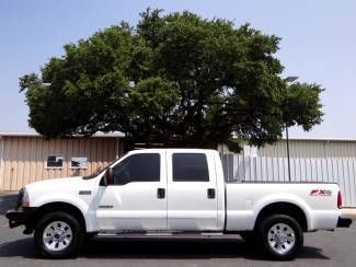 2003 white lariat fx4 6.0l v8 4x4 jvc navigation dvd bluetooth sirius cruise