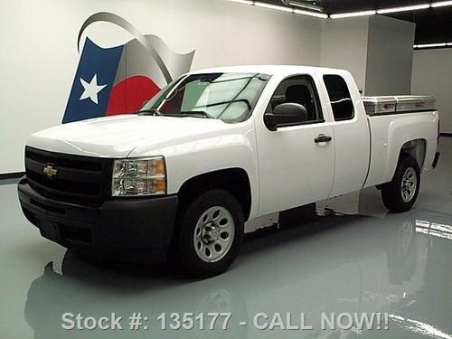 2009 chevy silverado ext cab 5.3l v8 work truck 65k mi texas direct auto