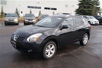 2010 rogue sl awd, premium / leather / sunroof package, only 21k miles, blk/blk