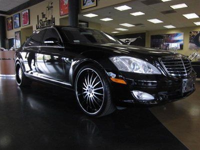 2007 mercedes s550 black navigation new 22 inch wheels
