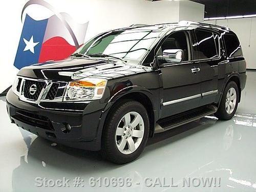 2012 nissan armada sl sunroof rear cam htd leather 20's texas direct auto