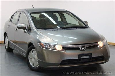 2006 honda civic hybrid new battery cd dls gas saver great mpg we finance