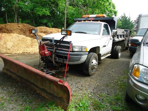 Dodge ram 3500 dump truck with plow package