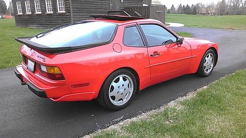 1990 porsche 944 s2 coupe guards red/ black leather, 5 speed, new clutch, rare