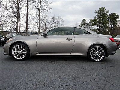 2009 infiniti g37 sport convertible 6mt nav/premium warranty manual transmission