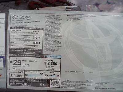 2013 Toyota Corolla S Special Edition in HOT LAVA 0% for 60 months, US $21,540.00, image 26