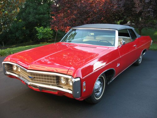 1969 chevrolet impala base convertible 2-door 5.7l