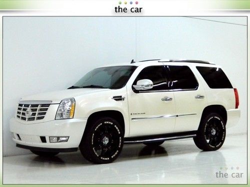 09 escalade awd navigation moonroof quad sat camera phone 24s pristine warranty