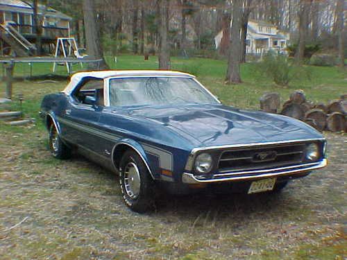 1971 Mustang Convertible med blue automatic VERY solid weekend cruiser new top, US $8,500.00, image 11