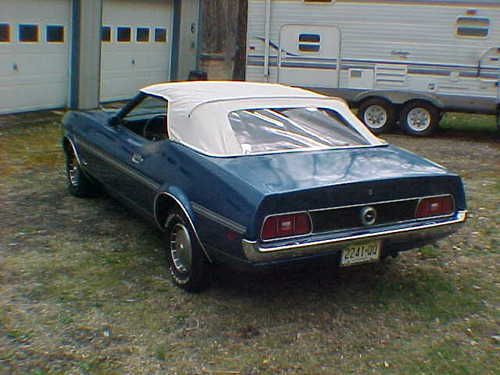 1971 Mustang Convertible med blue automatic VERY solid weekend cruiser new top, US $8,500.00, image 13
