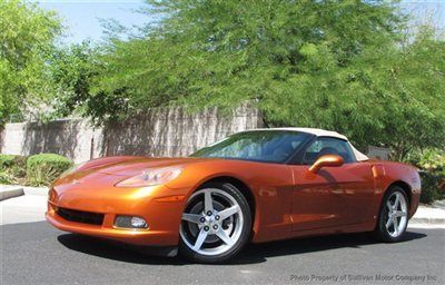 2007 chevrolet corvette convertable one owner dealer serviced from sunny az