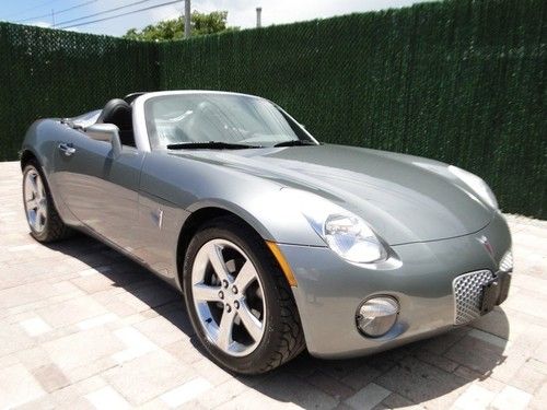 2007 pontiac solstice ultra clean fun sporty 5 speed lthr pwr pkg more! 5 speed