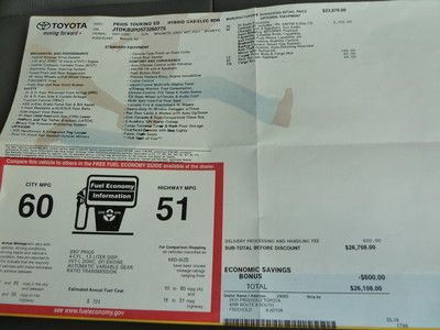 2007 Toyota Prius Touring 1-Owner Clean Loaded No Reserve!!!, image 26