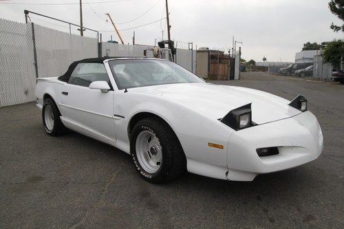 1992 pontiac firebird convertible automatic 6 cylinder no reserve