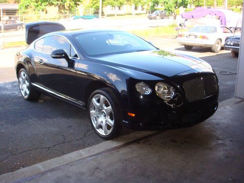 2012 bentley continental gt awd 6.0l v12 twin turbo salvage title  coupe 2-door