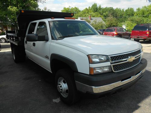 Chevy silverado 3500 crew cab dump truck in great condition!!!!!!!!!!!!!!!!!!