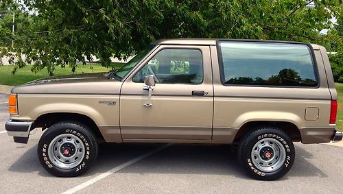 1989 ford bronco ii 4x4 xlt "no reserve"