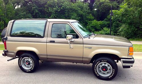 1989 Ford bronco ii fuel economy