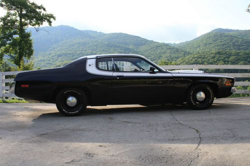 1973 plymouth roadrunner 340ci, 4 spd, 391 gear.