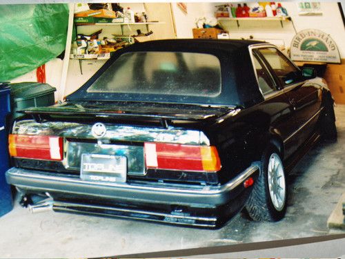 1984 323i baur cabriolet 5 spd leather new paint airdams, wing,rims&amp;tiresmintcar