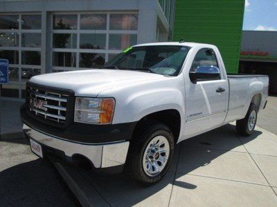 White gmc pickup sierra chrome pkg truck new tires clear title 2wd v6 finance