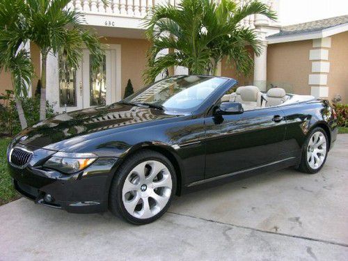 2005 bmw 645ci convertible  navi, xenon, ac,