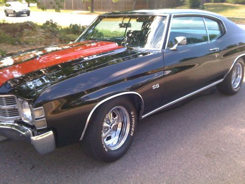 Sharp 71 chevelle black ss